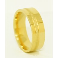 Aliança em Ouro Amarelo 18k com Ótimo Preço
